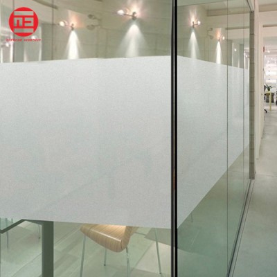 decorative frosted glass film sandblast vinyl film PVC self adhesive static cling